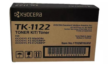Imagen 1 del producto “Tóner KYOCERA TK-1122 - Negro, 3000 páginas, Negro, Kyocera ”