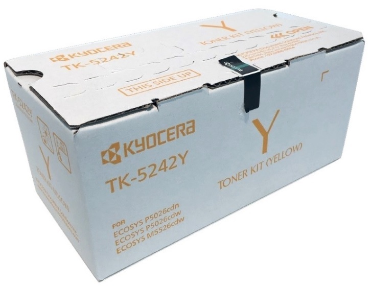 Imagen 1 del producto “Toner KYOCERA TK-5242Y - 3000 páginas, Amarillo, ECOSYS P5026cdw ”