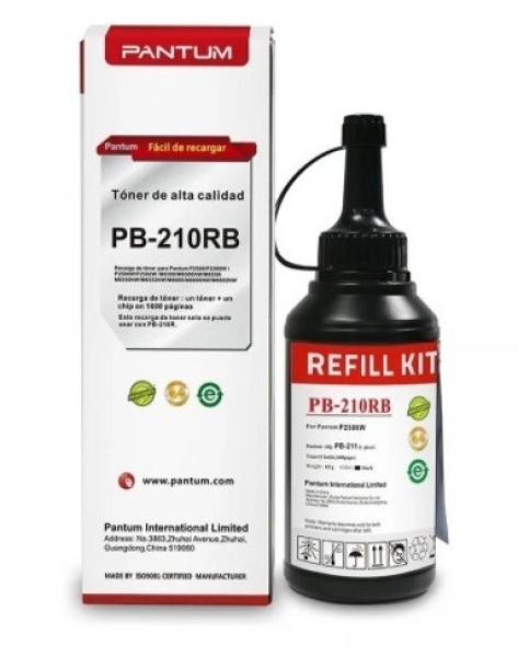 Imagen 1 del producto “RECARGA MARCA PANTUM MODELO PB-210RB NEGRO - RENDIMIENTO 1600 PAGINAS, PARA EQUIPO P2500W Y M6550NW ”