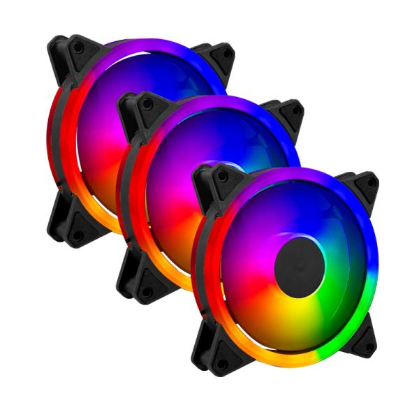 Imagen 1 del producto “Kit 3 Ventiladores de 120mm Balam Rush Eolox Blaze EX30K: Velocidad: 1200 Rpm Flujo de aire: 31.3 CFM - ”