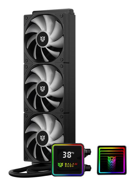 Imagen 1 del producto “Enfriamiento Liquido  BAMLAM RUSH CRYO PRISM 360 BLACK  Sistema de enfriamiento de Aire - ”