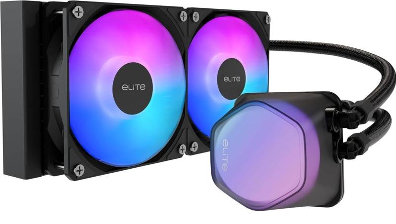 Imagen 1 del producto “Enfriamiento Liquido Cooler Master Elite Liquid 240 (ELW-D24M-A21DA-R1) - ARGB Socket Intel LGA 1851/1700/1200/1151/1150/1155/1156 AMD AM5/AM4 ”