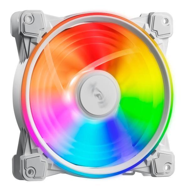 Imagen 1 del producto “Ventilador XPG HURRICANE 140 ARGB PWM (Pulse Width Modulation). 140mm. Con Iluminacion ARGB. BLANCO. HURRICANE140ARGBPWM-WHCWW - ”