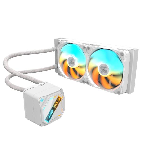 Imagen 1 del producto “ENFRIAMENTO LIQUIDO GIGABYTE GME 240 - 2200 RPM, 2VENTILADORES DE 120MM, BLANCO, PARA INTEL Y AMD ”