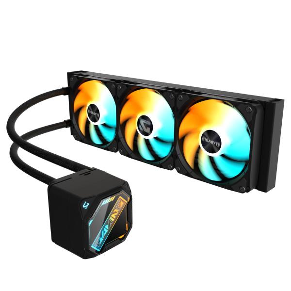 Imagen 1 del producto “ENFRIAMENTO LIQUIDO GIGABYTE GME 360I - 2200 RPM, 3 VENTILADORES DE 120MM, NEGRO, PARA INTEL Y AMD ”