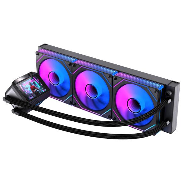 Imagen 1 del producto “NACEB ENFRIAMIENTO LIQUIDO BOREAL 360MM PANTALLA LCD 2.8 PULGADAS ARGB NEGRO NA-0657N - ”